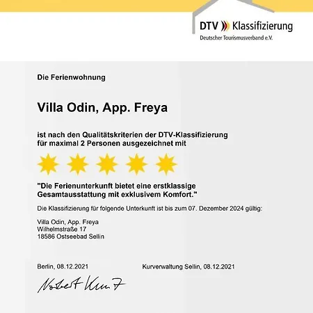 Ostseebad, Sellin, Ruegen, Villa Odin ゼリン